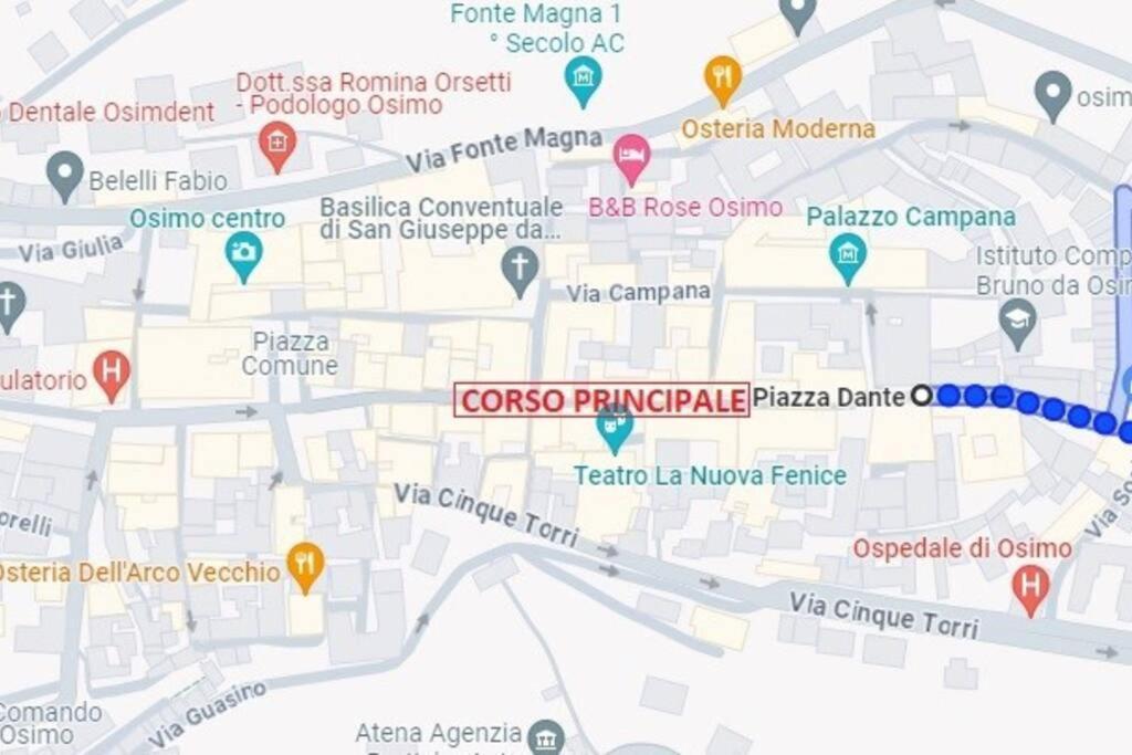 Osimo Nel Cuore Del Centro, Free Wi-Fi E Netflix公寓 外观 照片